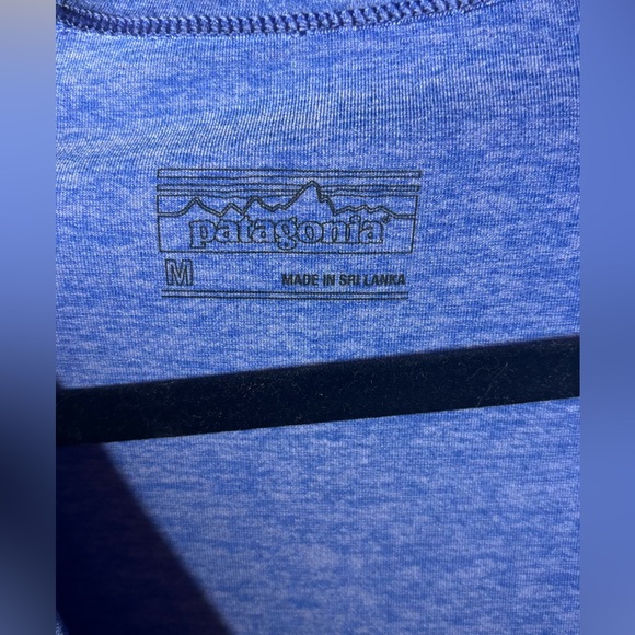 Patagonia Heathered Blue Performance Tee - Picture 3 of 4
